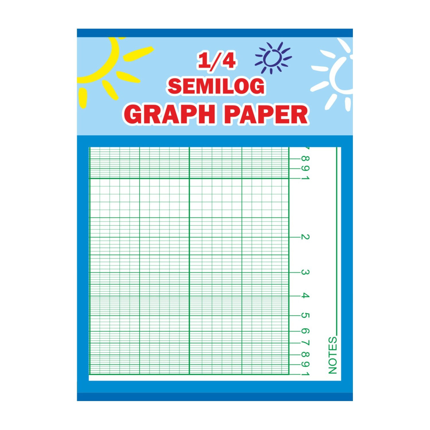 maruti-1-4-semi-log-graph-paper-100-sheet